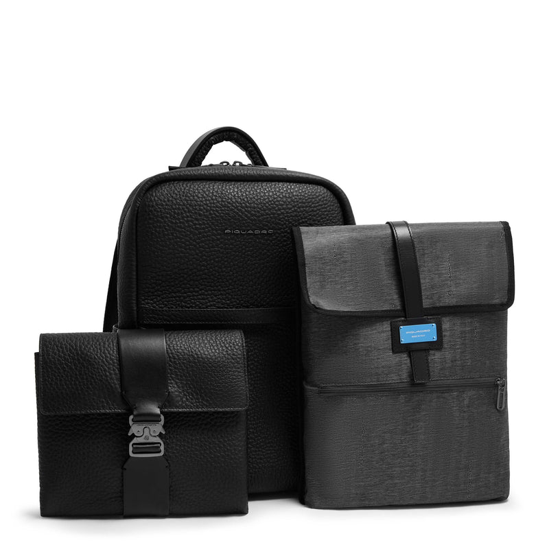 Leather Backpack for 14-inch Laptop, Made in Italy