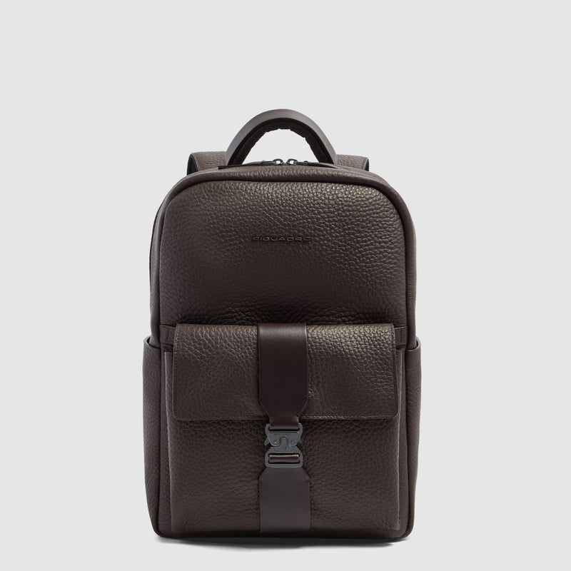 Leather Backpack for 14-inch Laptop, Made in Italy