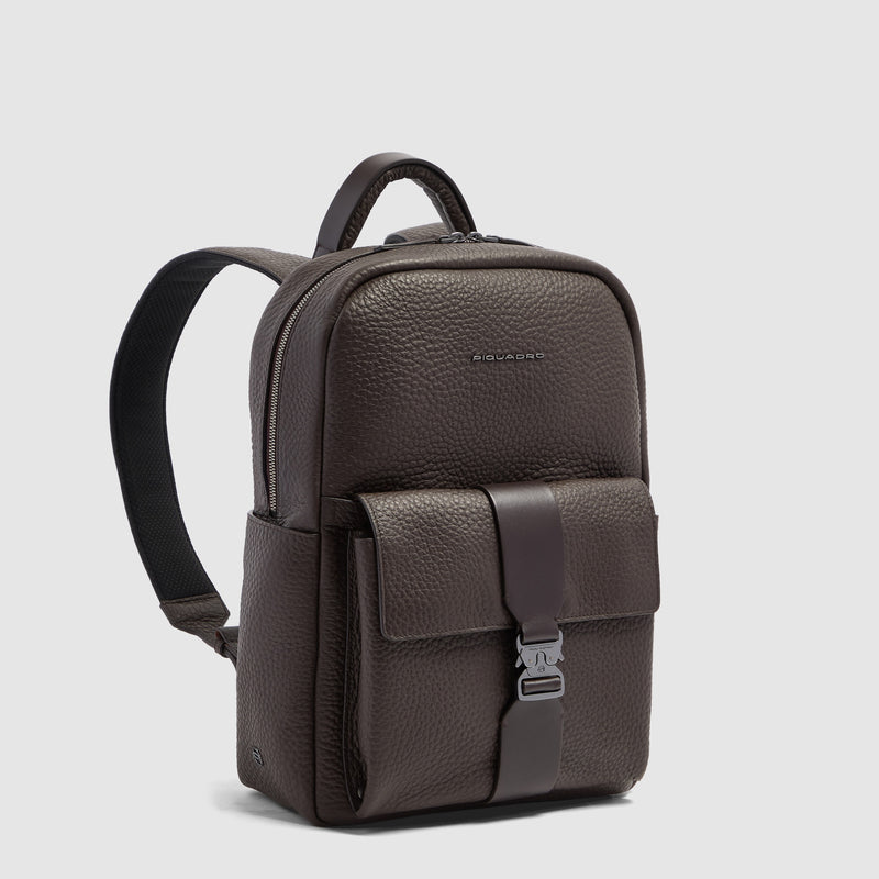 Leather Backpack for 14-inch Laptop, Made in Italy