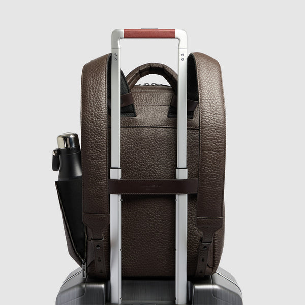 Leather Backpack for 14-inch Laptop, Made in Italy - 3
