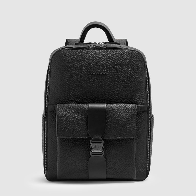 Leather Travel Backpack, Removable Laptop Sleeve