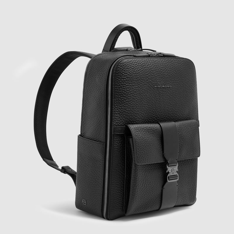 Leather Travel Backpack, Removable Laptop Sleeve