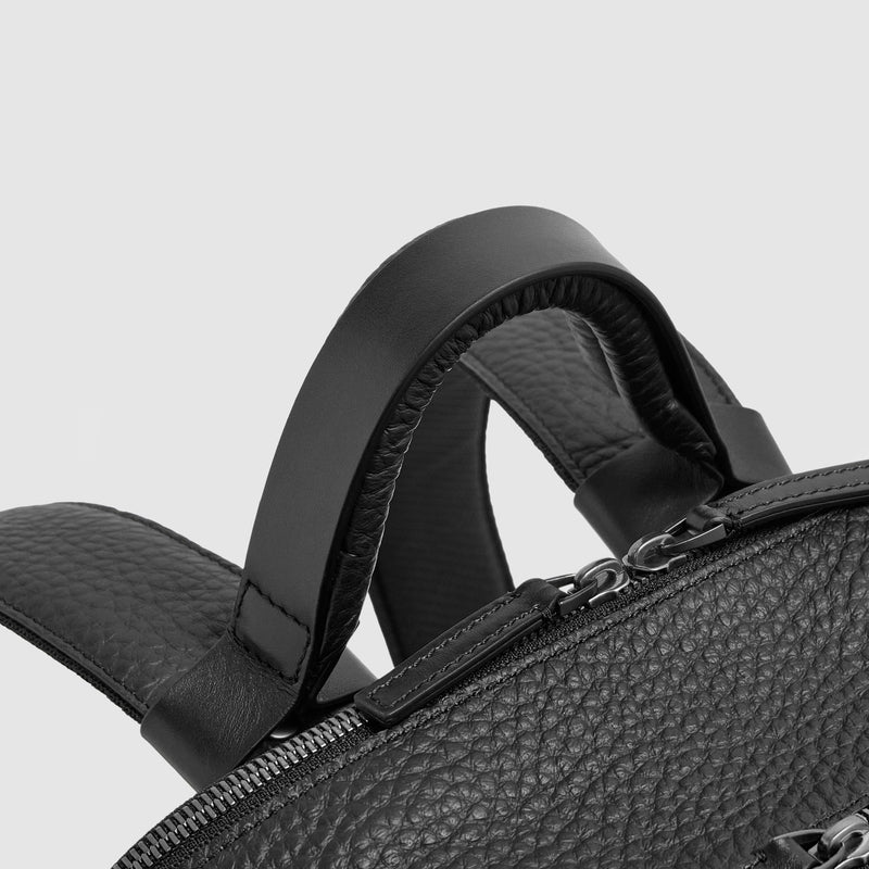 Leather Travel Backpack, Removable Laptop Sleeve