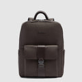 Leather Travel Backpack, Removable Laptop Sleeve