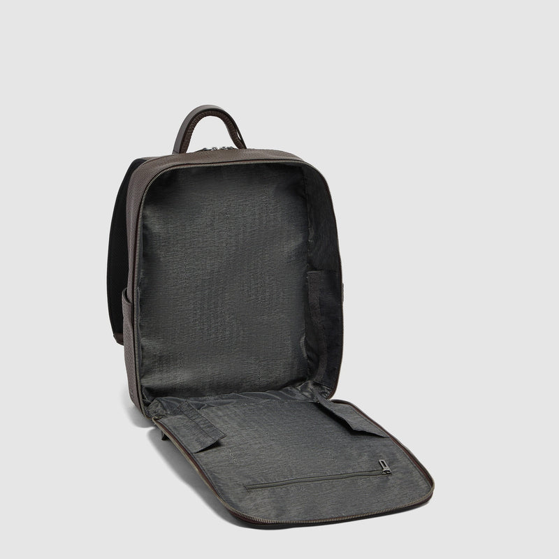 Leather Travel Backpack, Removable Laptop Sleeve