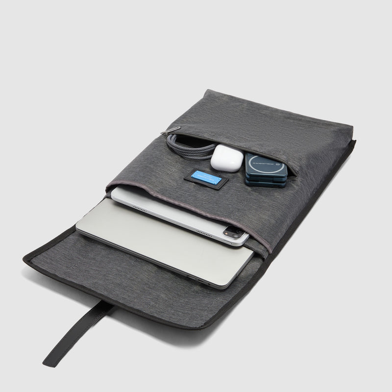 Leather Travel Backpack, Removable Laptop Sleeve