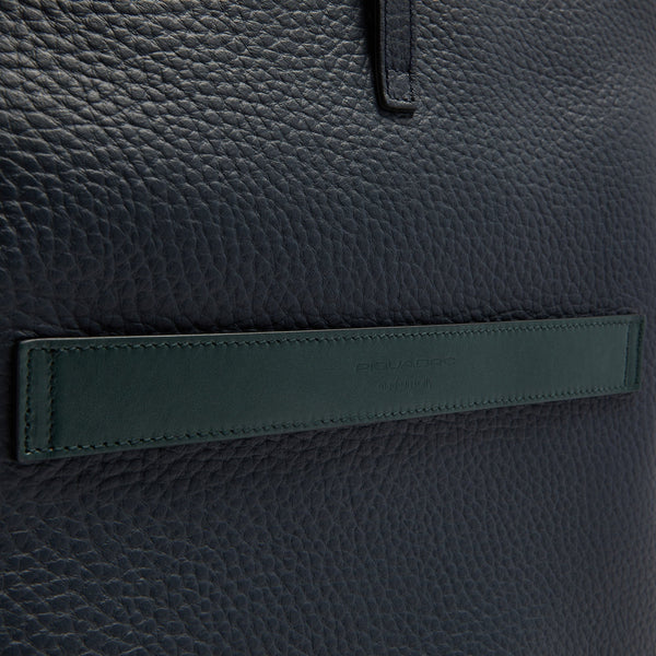 Leather Tote Backpack with Removable Laptop Sleeve - 8