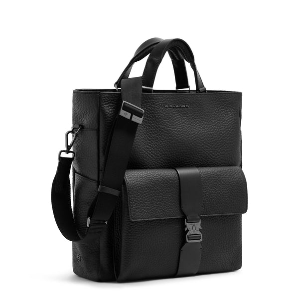 Leather Tote Backpack with Removable Laptop Sleeve - 2