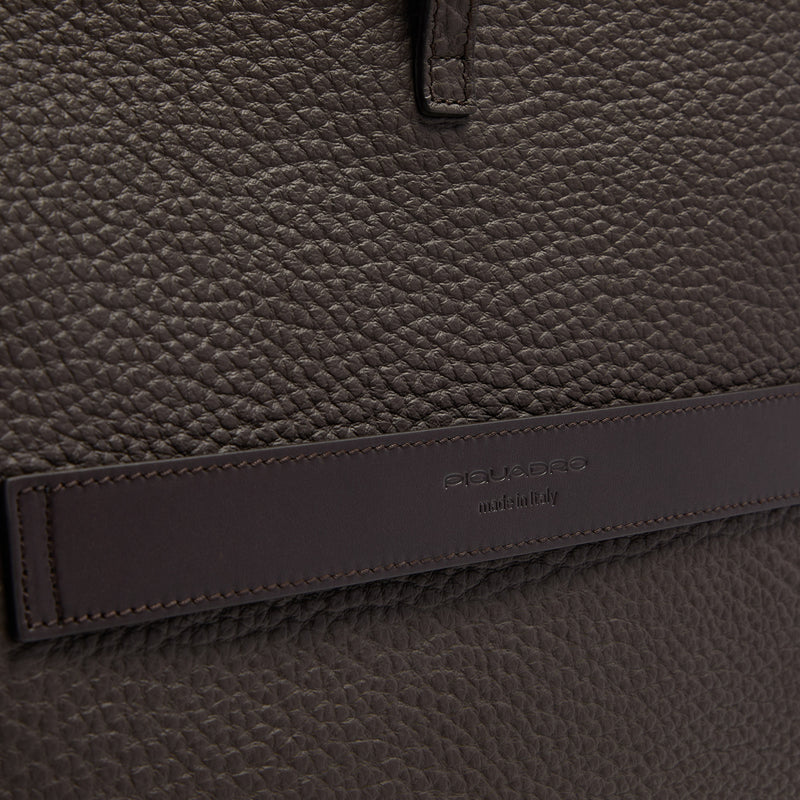 Leather Tote Backpack with Removable Laptop Sleeve