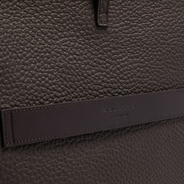 Leather Tote Backpack with Removable Laptop Sleeve - 9