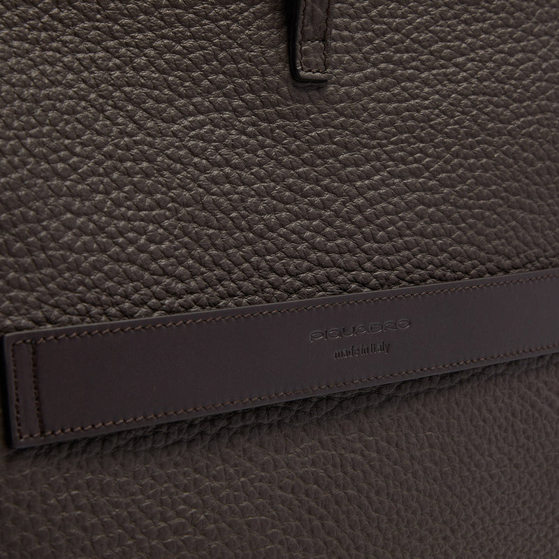 Leather Tote Backpack with Removable Laptop Sleeve