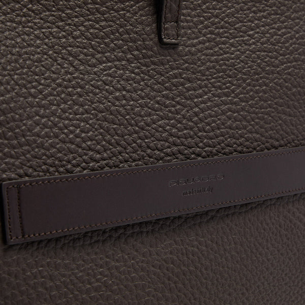 Leather Tote Backpack with Removable Laptop Sleeve - 9