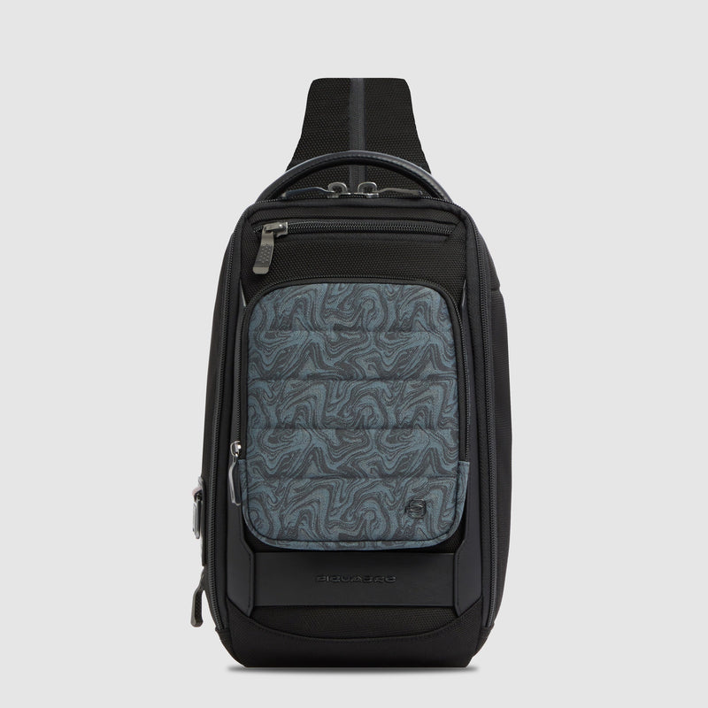 Sac de poitrine pour iPad® adaptable a sac a dòs 