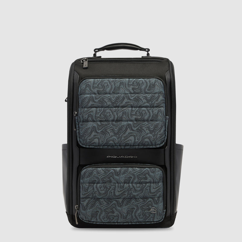 Leather & Water-Resistant Laptop Backpack 14"