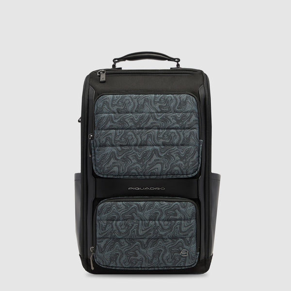 Leather & Water-Resistant Laptop Backpack 14" - 1