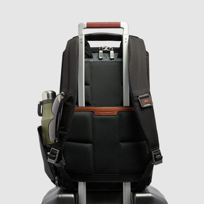 Leather & Water-Resistant Laptop Backpack 14"