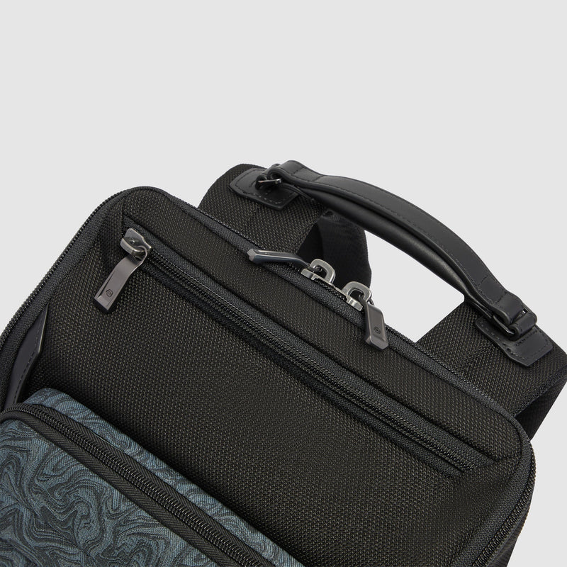 Leather & Water-Resistant Laptop Backpack 14"