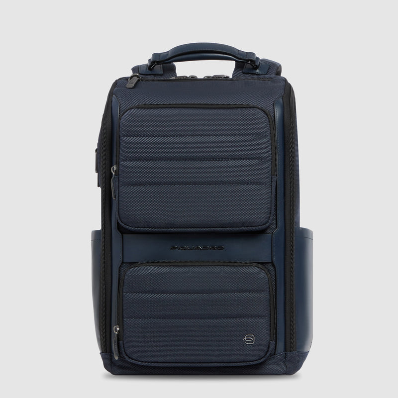 Leather & Water-Resistant Laptop Backpack 14"