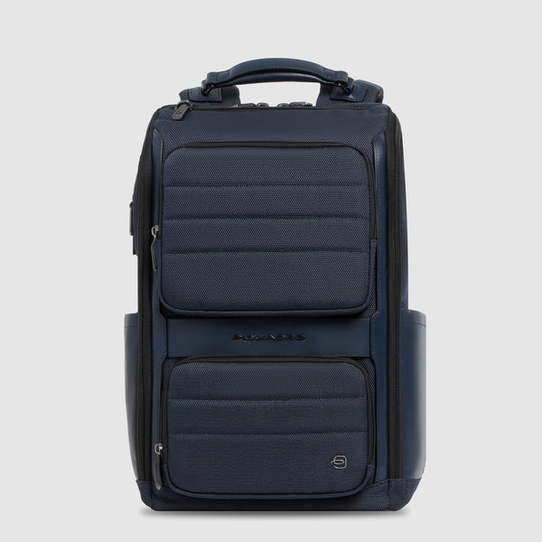 Leather & Water-Resistant Laptop Backpack 14" - 1