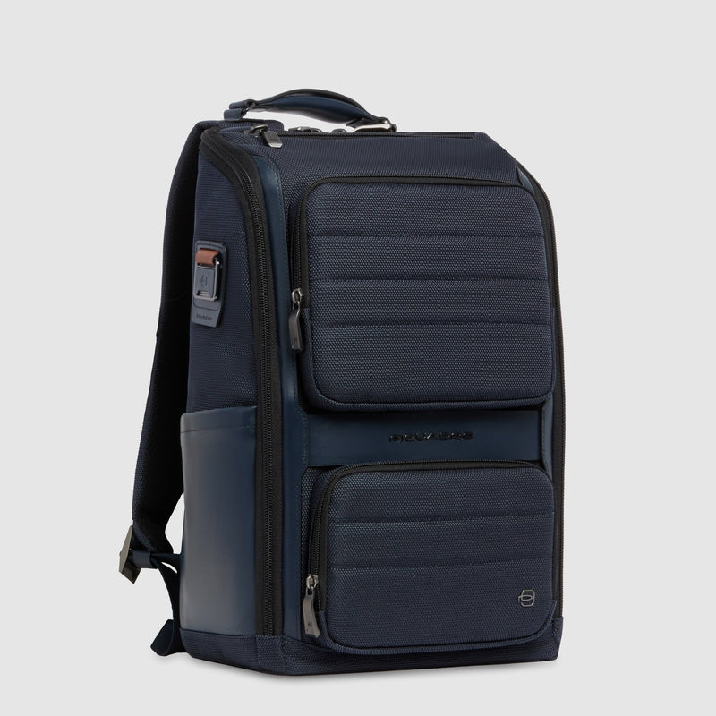 Leather & Water-Resistant Laptop Backpack 14"