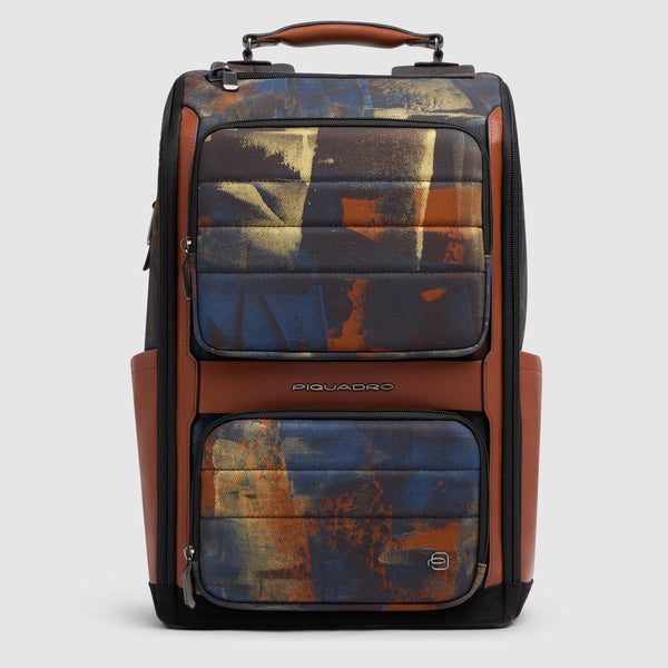 Leather & Water-Resistant Laptop Backpack 14" - 1