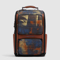 Leather & Water-Resistant Laptop Backpack 14" - Leather brown