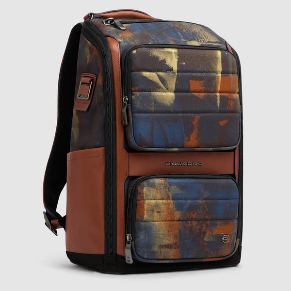 Leather & Water-Resistant Laptop Backpack 14" - 2
