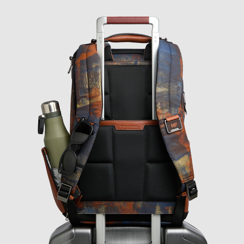 Leather & Water-Resistant Laptop Backpack 14" - Leather brown - photo 3
