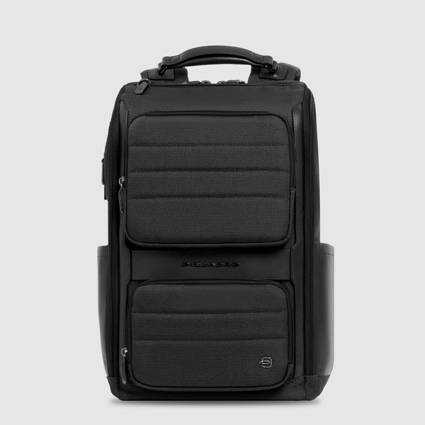 Leather & Water-Resistant Laptop Backpack 14" - 1