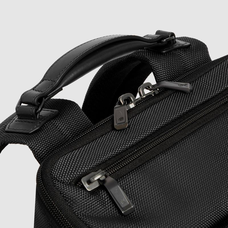 Leather & Water-Resistant Laptop Backpack 14"