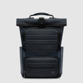 Roll-Top Laptop Backpack 15.6" with Bike Helmet Mesh