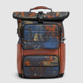 Roll-Top Laptop Backpack 15.6" with Bike Helmet Mesh