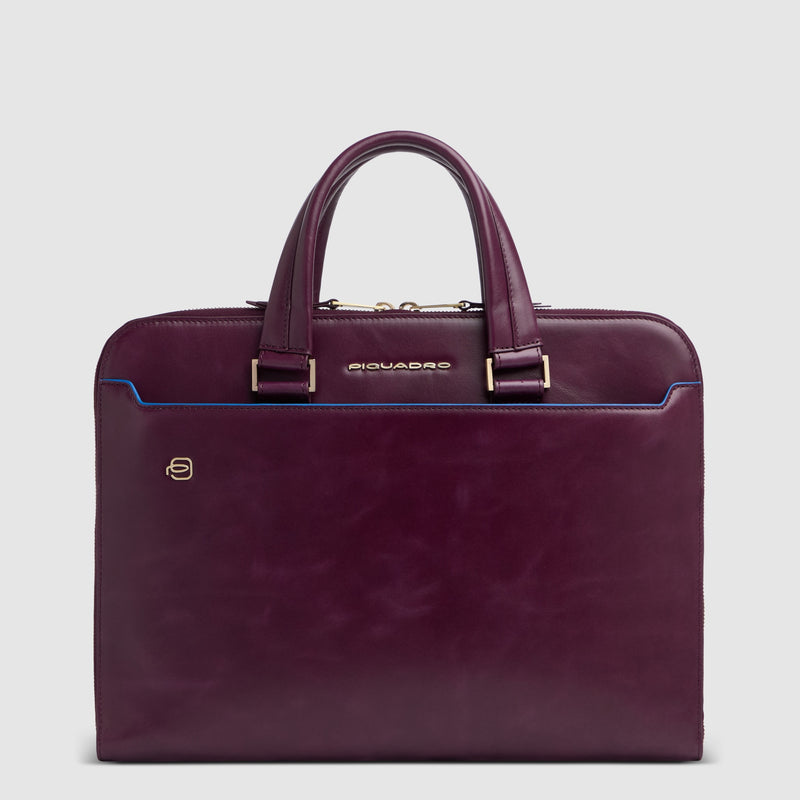 Leather Work Bag for 14" Laptop with RFID Protection
