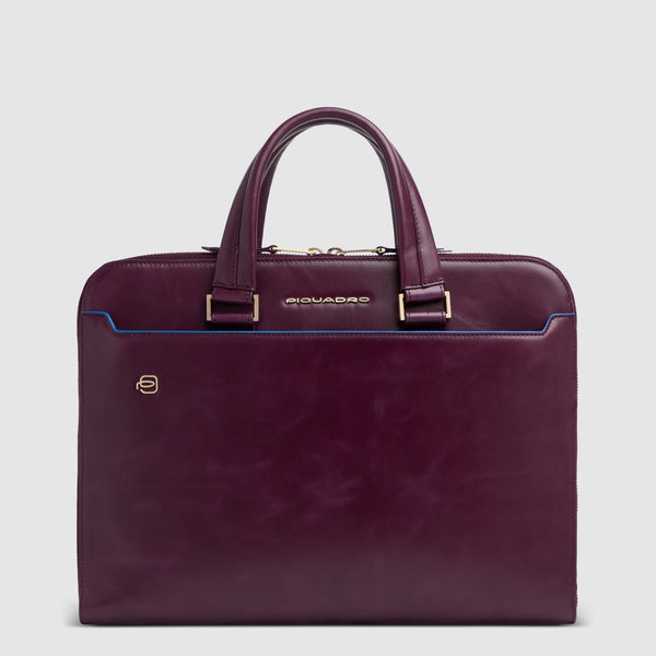 Leather Work Bag for 14" Laptop with RFID Protection - 1