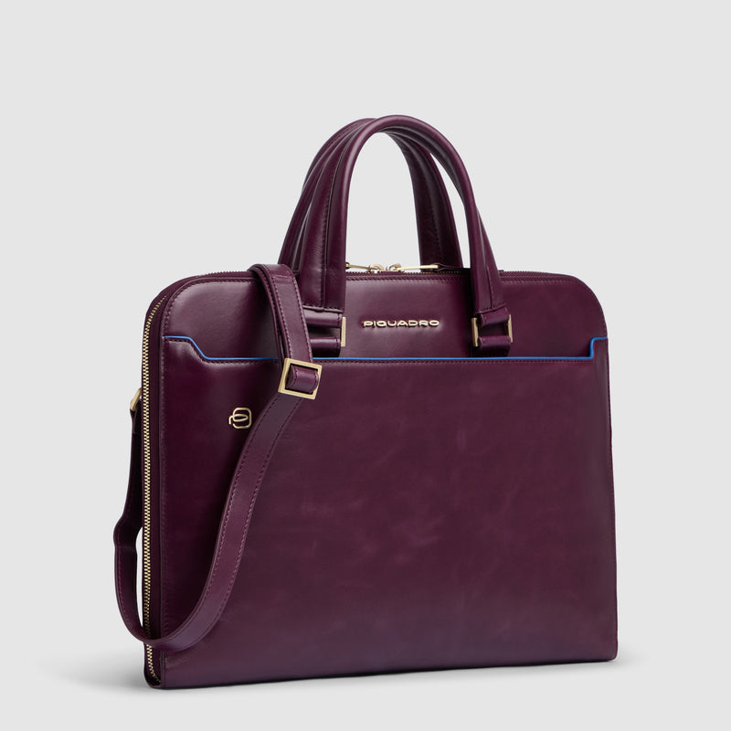 Leather Work Bag for 14" Laptop with RFID Protection - alternate view