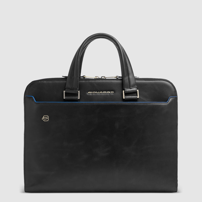 Leather Work Bag for 14" Laptop with RFID Protection