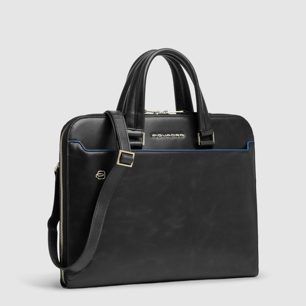 Leather Work Bag for 14" Laptop with RFID Protection - 2