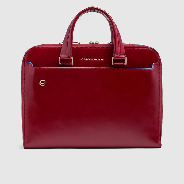 Leather Work Bag for 14" Laptop with RFID Protection - 1