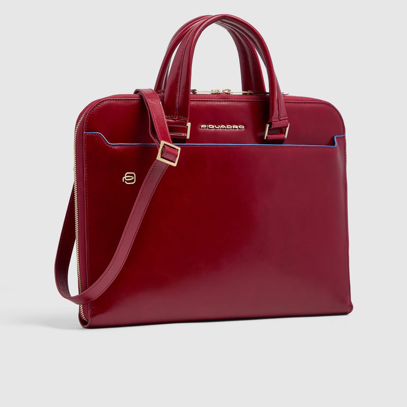Leather Work Bag for 14" Laptop with RFID Protection