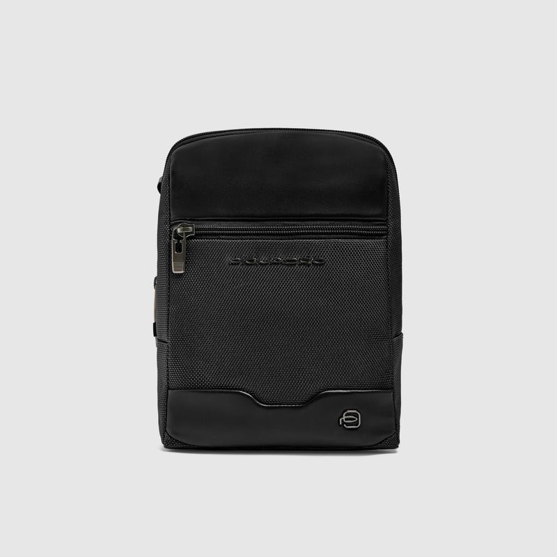Recycled Fabric & Leather Crossbody Bag for iPad® mini
