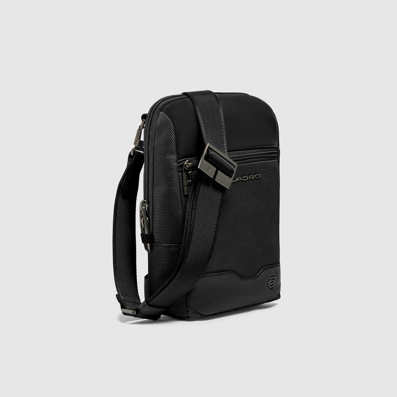 Recycled Fabric & Leather Crossbody Bag for iPad® mini