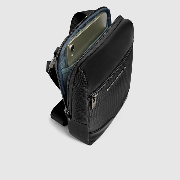 Recycled Fabric & Leather Crossbody Bag for iPad® mini - 5