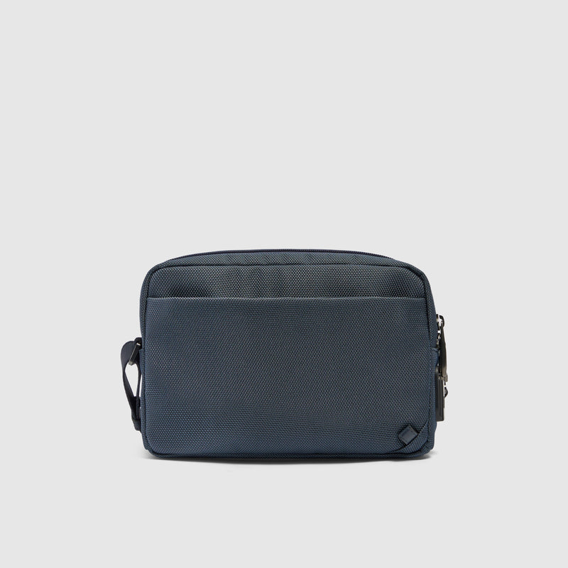 Crossbody Bag with Fingerprint Lock & RFID Protection - Blue - photo 3