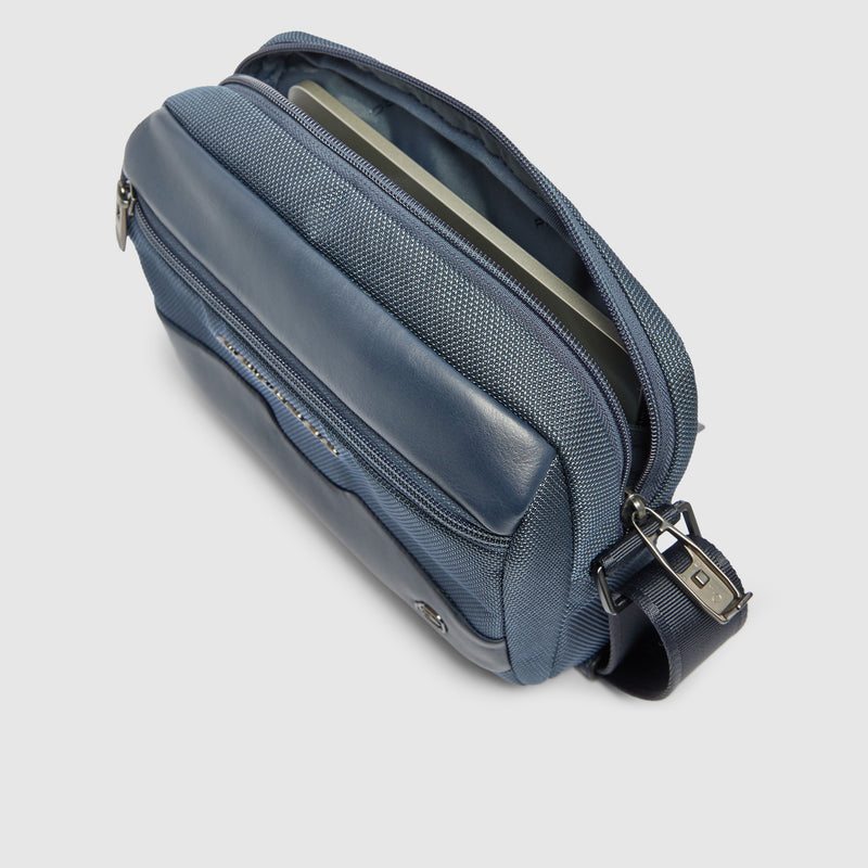 Crossbody Bag with Fingerprint Lock & RFID Protection - Blue - photo 4