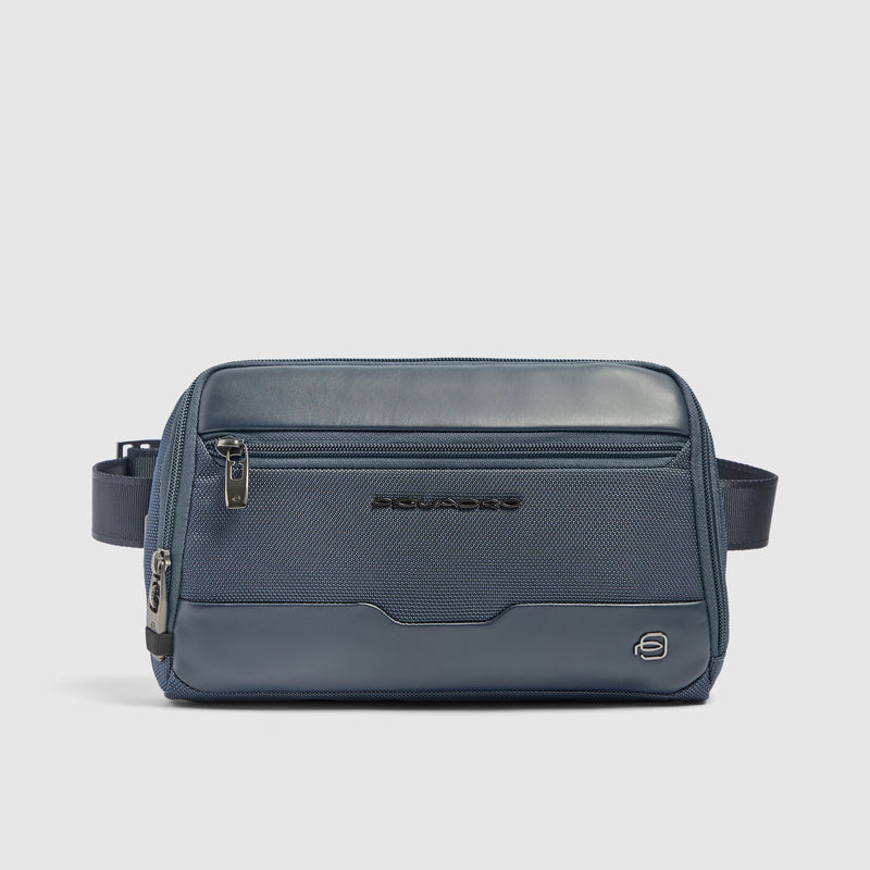 Sac banane modulaire pour homme en tissu recyclé - Bleu