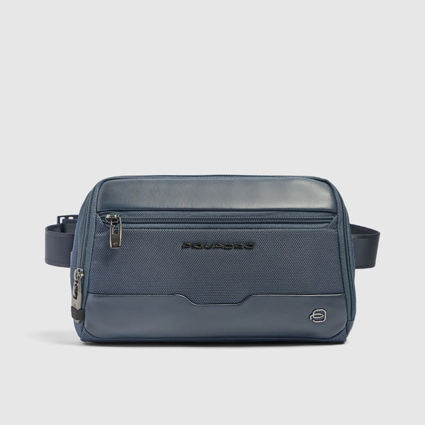 Sac banane modulaire pour homme en tissu recyclé - Bleu