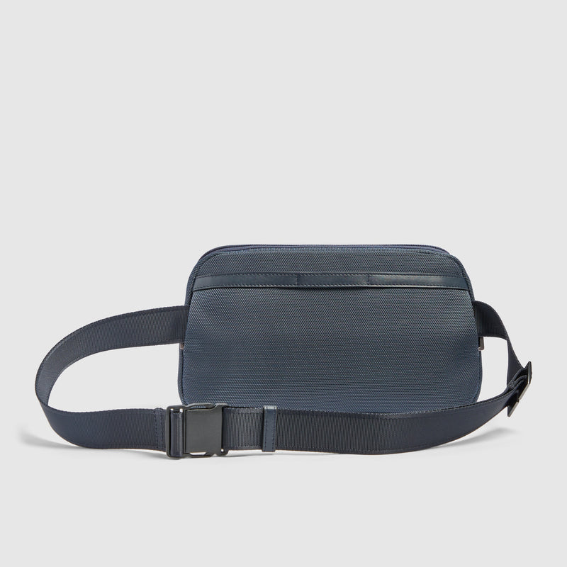 Sac banane modulaire pour homme en tissu recyclé - Bleu - photo 3