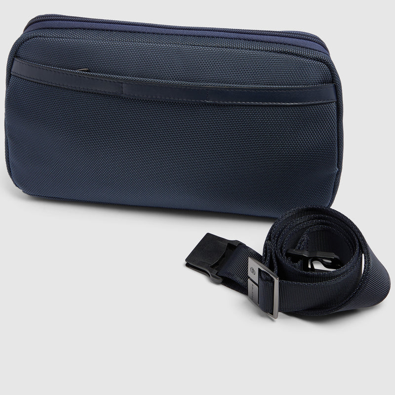 Sac banane modulaire pour homme en tissu recyclé - Bleu - photo 5