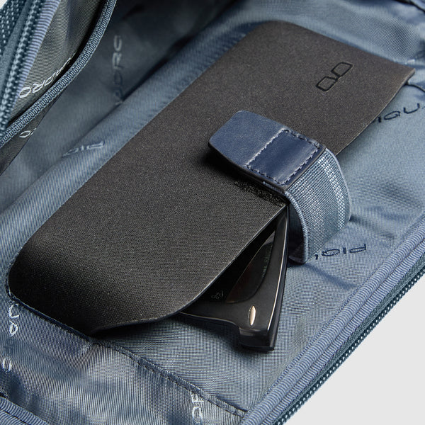 Sac banane modulaire pour homme en tissu recyclé - Bleu - photo 8