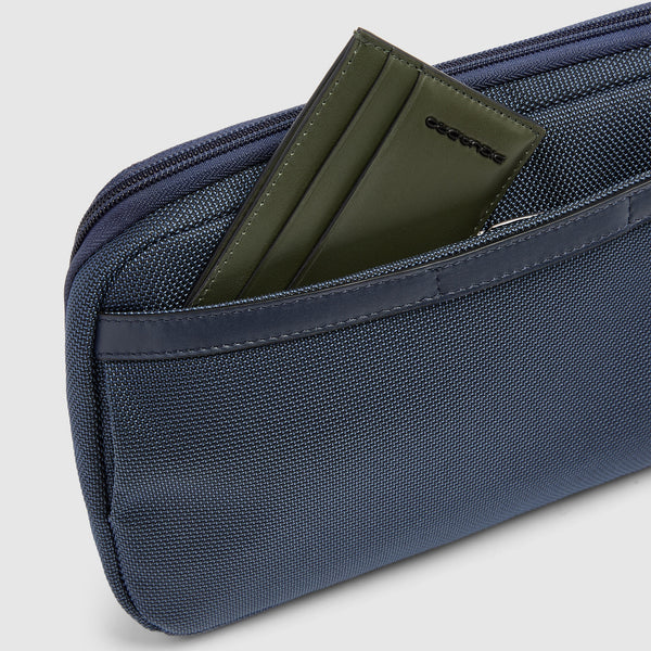 Sac banane modulaire pour homme en tissu recyclé - Bleu - photo 9